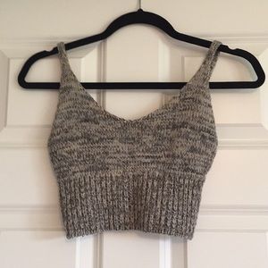 Knit crop top